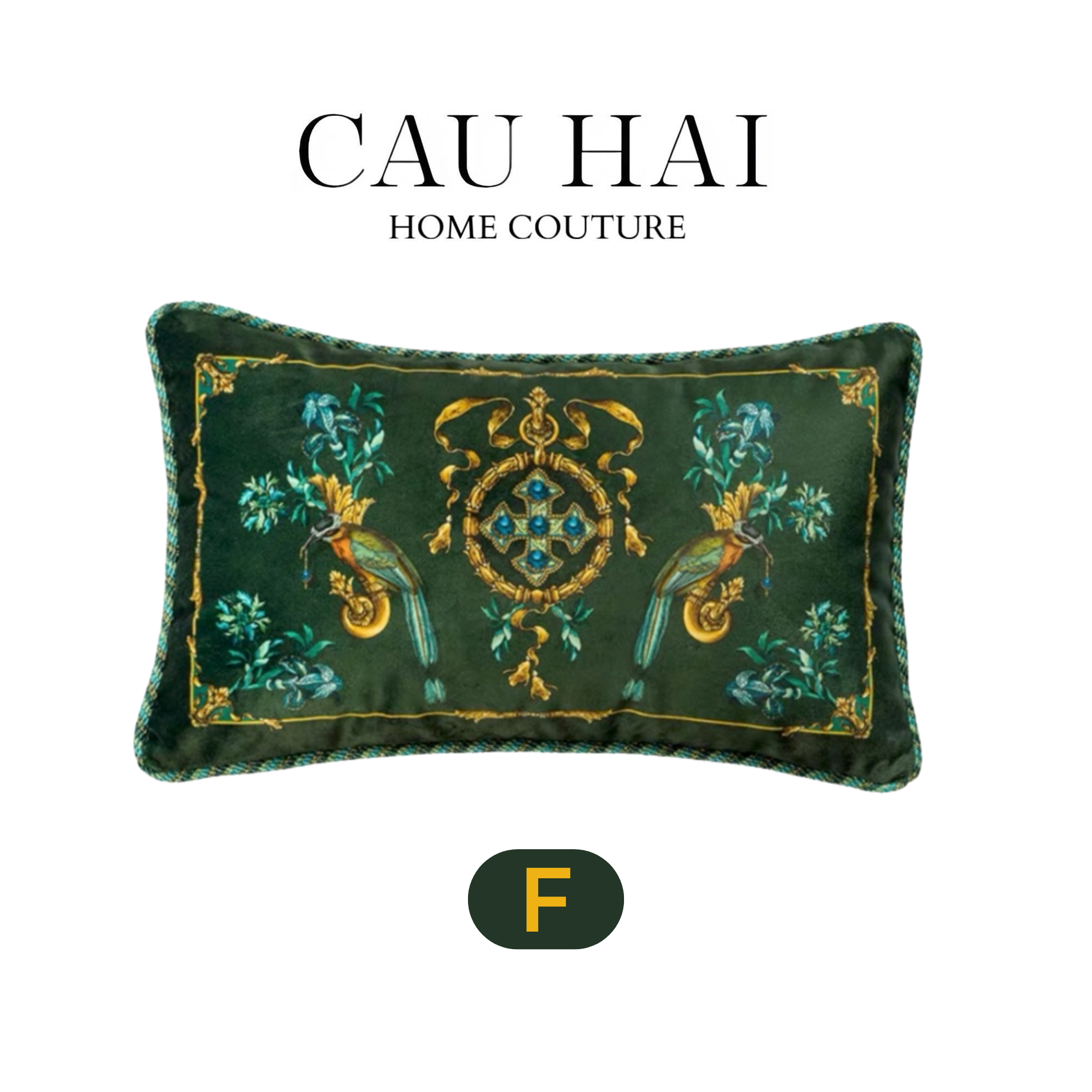 L’ATELIER DU CUSSON - VỎ GỐI NHUNG MOONLIGHT FLOWER FW25 - CẬU HAI HOME DECOR