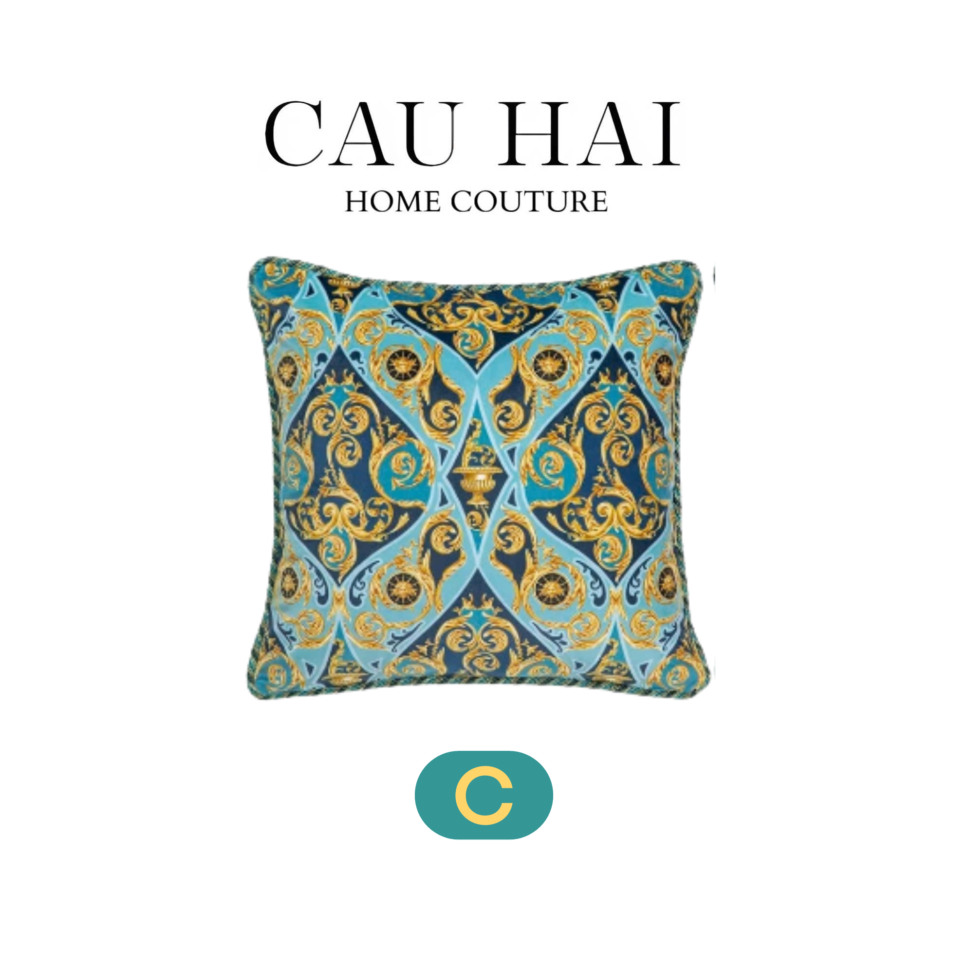 L’ATELIER DU CUSSON - VỎ GỐI NHUNG THE MAGNOLIA AVENUE FW25 - CẬU HAI HOME DECOR