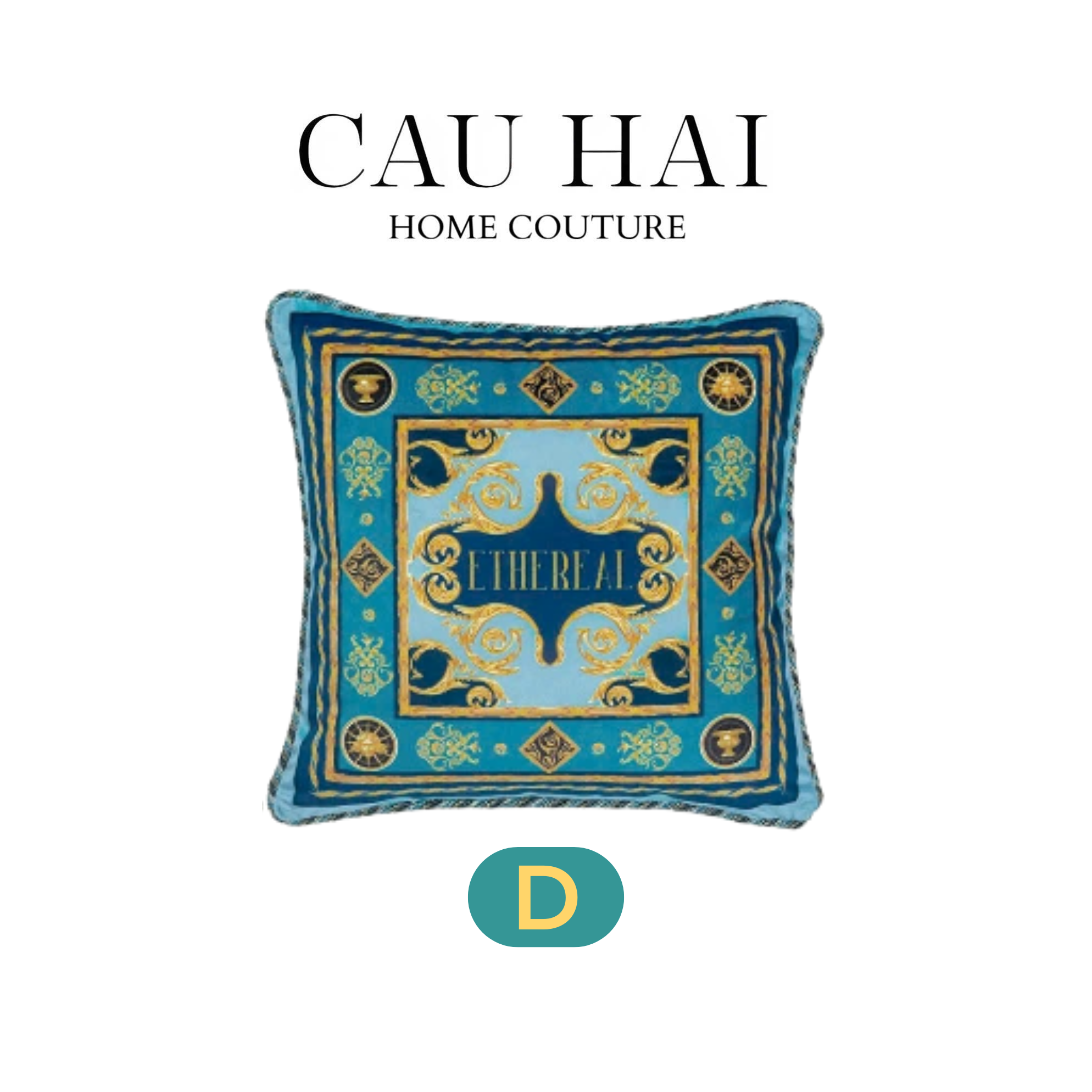 L’ATELIER DU CUSSON - VỎ GỐI NHUNG THE MAGNOLIA AVENUE FW25 - CẬU HAI HOME DECOR
