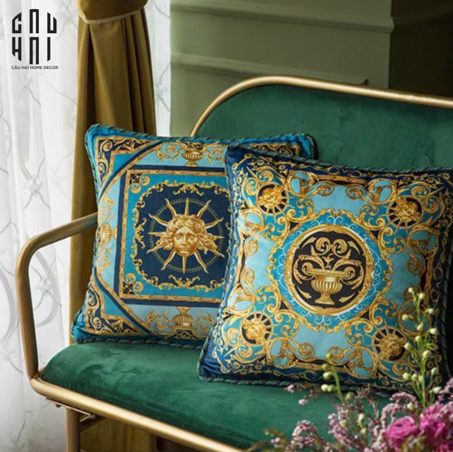 L’ATELIER DU CUSSON - VỎ GỐI NHUNG THE MAGNOLIA AVENUE FW25 - CẬU HAI HOME DECOR