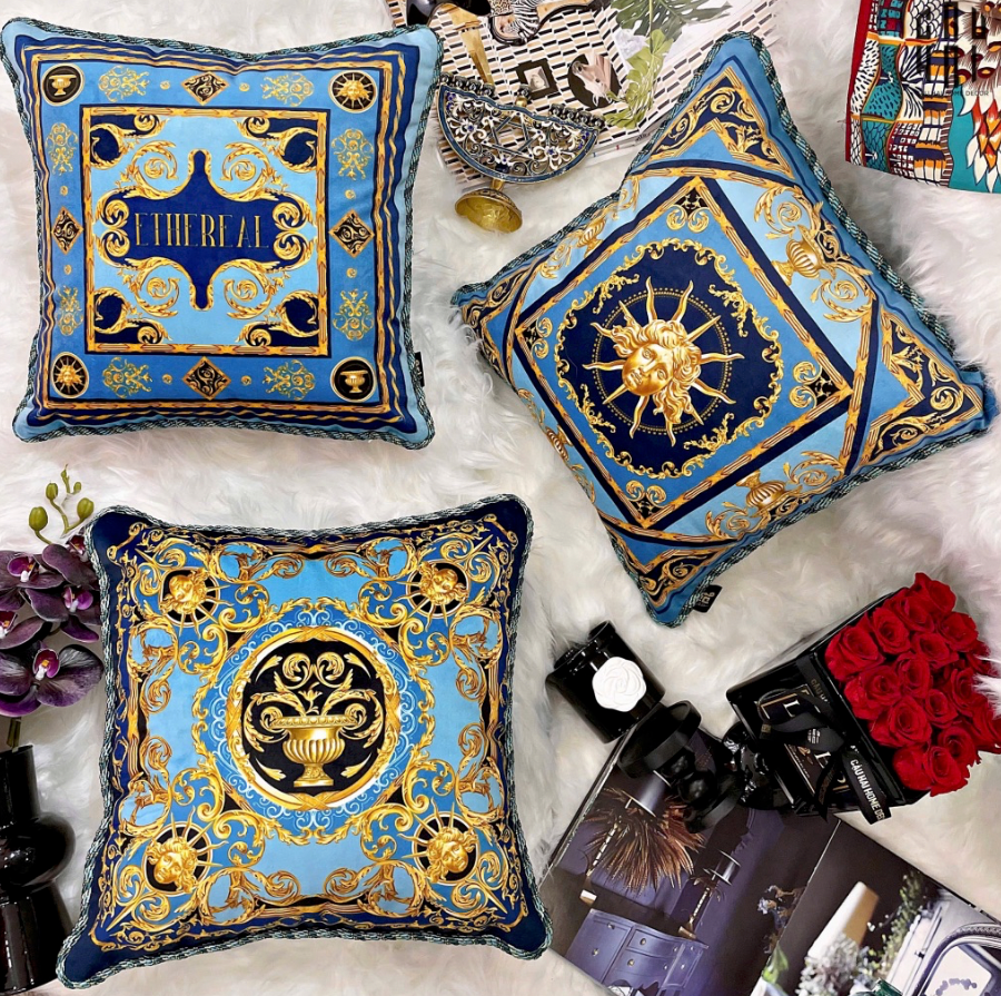 L’ATELIER DU CUSSON - VỎ GỐI NHUNG THE MAGNOLIA AVENUE FW25 - CẬU HAI HOME DECOR