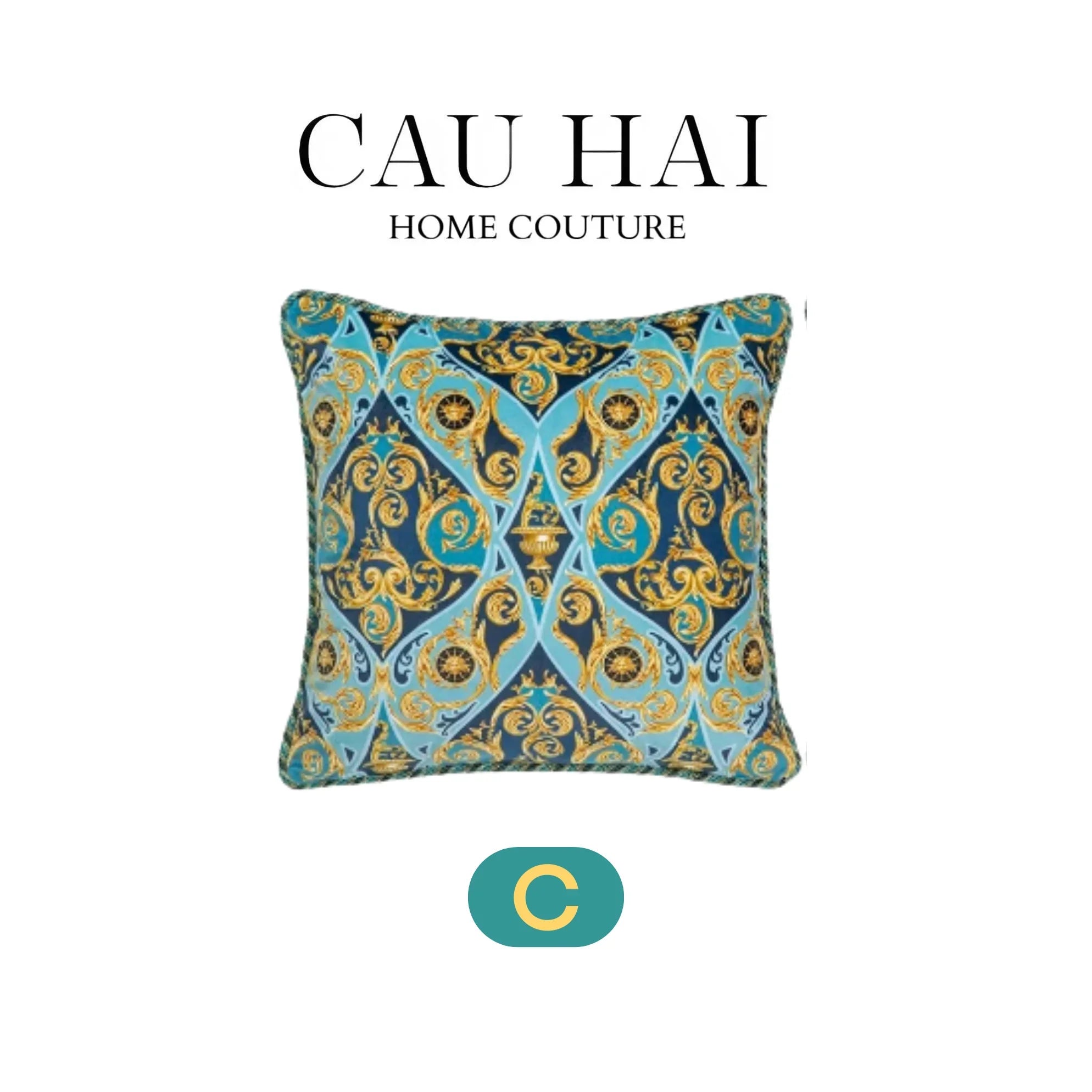 L’Atelier Du Cusson - Vỏ Gối Nhung The Magnolia Velour Avenue 45-VỎ GỐI-CẬU HAI HOME DECOR