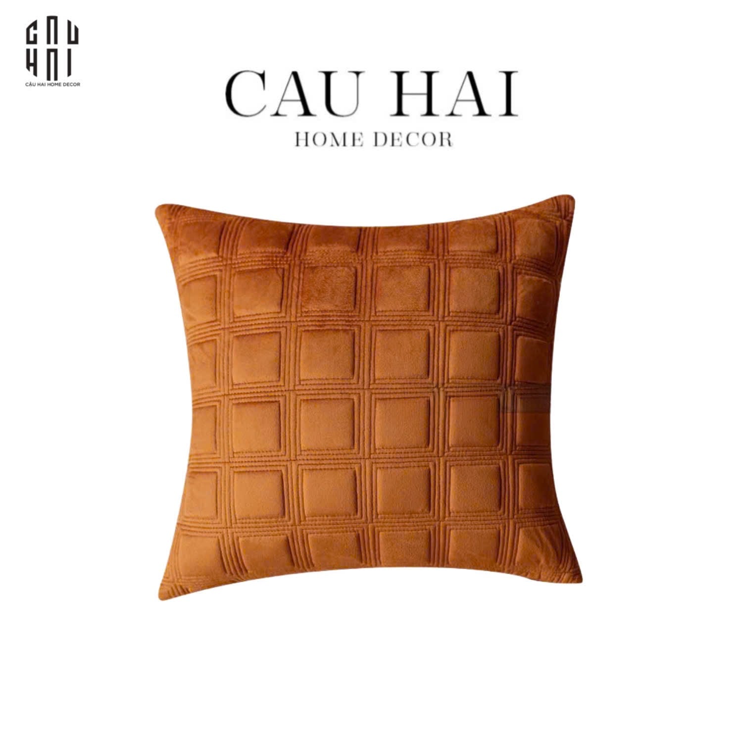 LES CUSSINS D’ÉLÉGANCE - VỎ GỐI BRICKS - CẬU HAI HOME DECOR