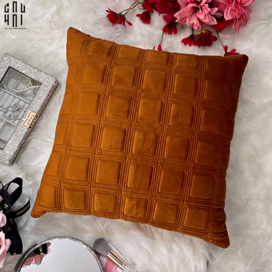 LES CUSSINS D’ÉLÉGANCE - VỎ GỐI BRICKS - CẬU HAI HOME DECOR