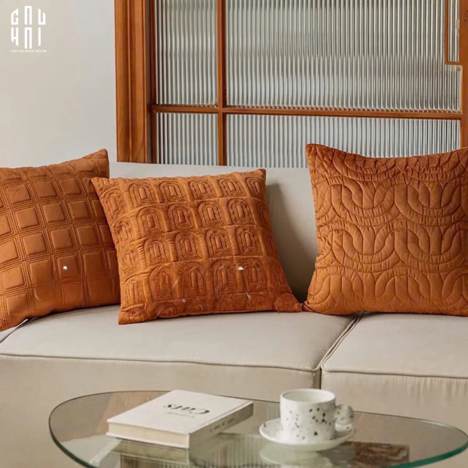 LES CUSSINS D’ÉLÉGANCE - VỎ GỐI BRICKS-CẬU HAI HOME DECOR
