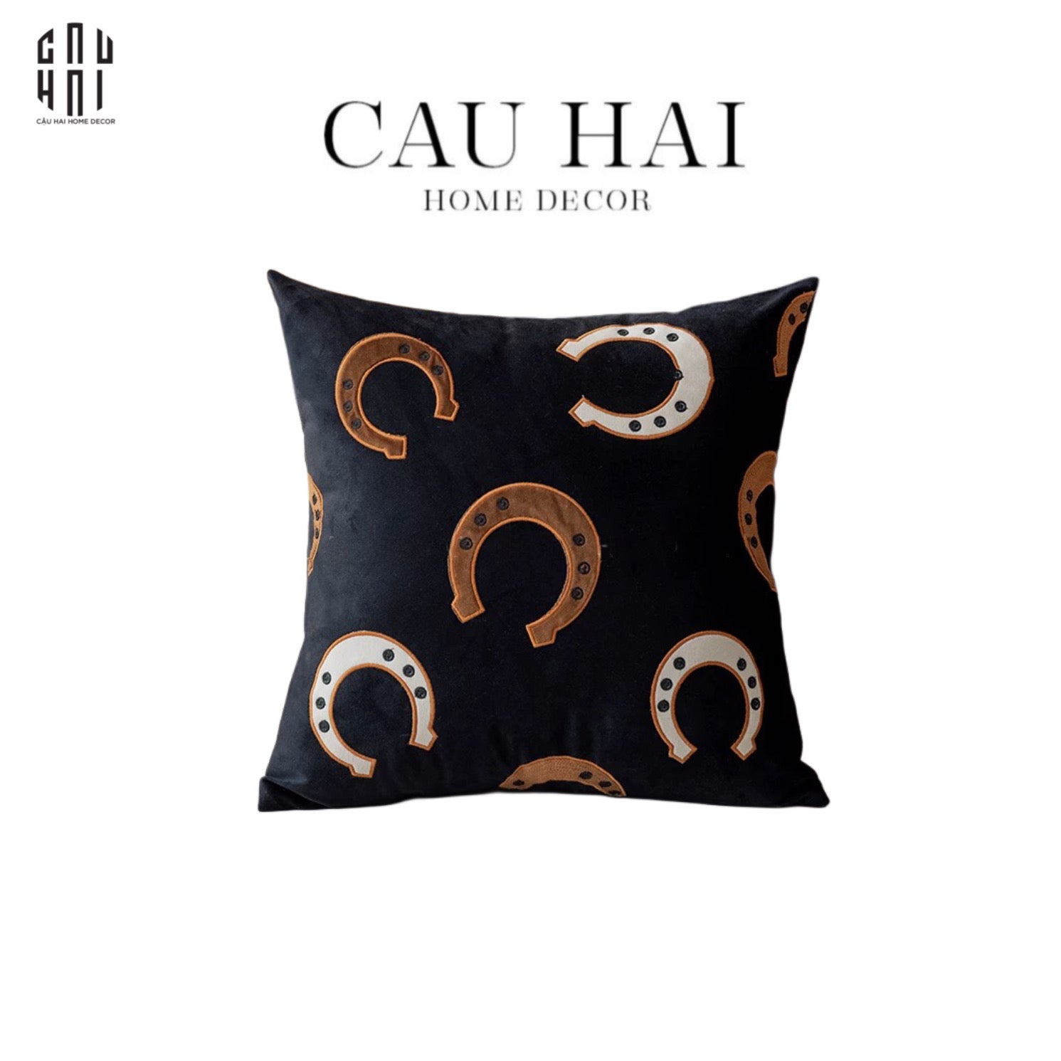 LES CUSSINS D’ÉLÉGANCE - VỎ GỐI NHUNG FORTUNE GALLOP - CẬU HAI HOME DECOR