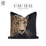 LES CUSSINS D’ÉLÉGANCE - VỎ GỐI THÊU SHADOW ROAR - CẬU HAI HOME DECOR