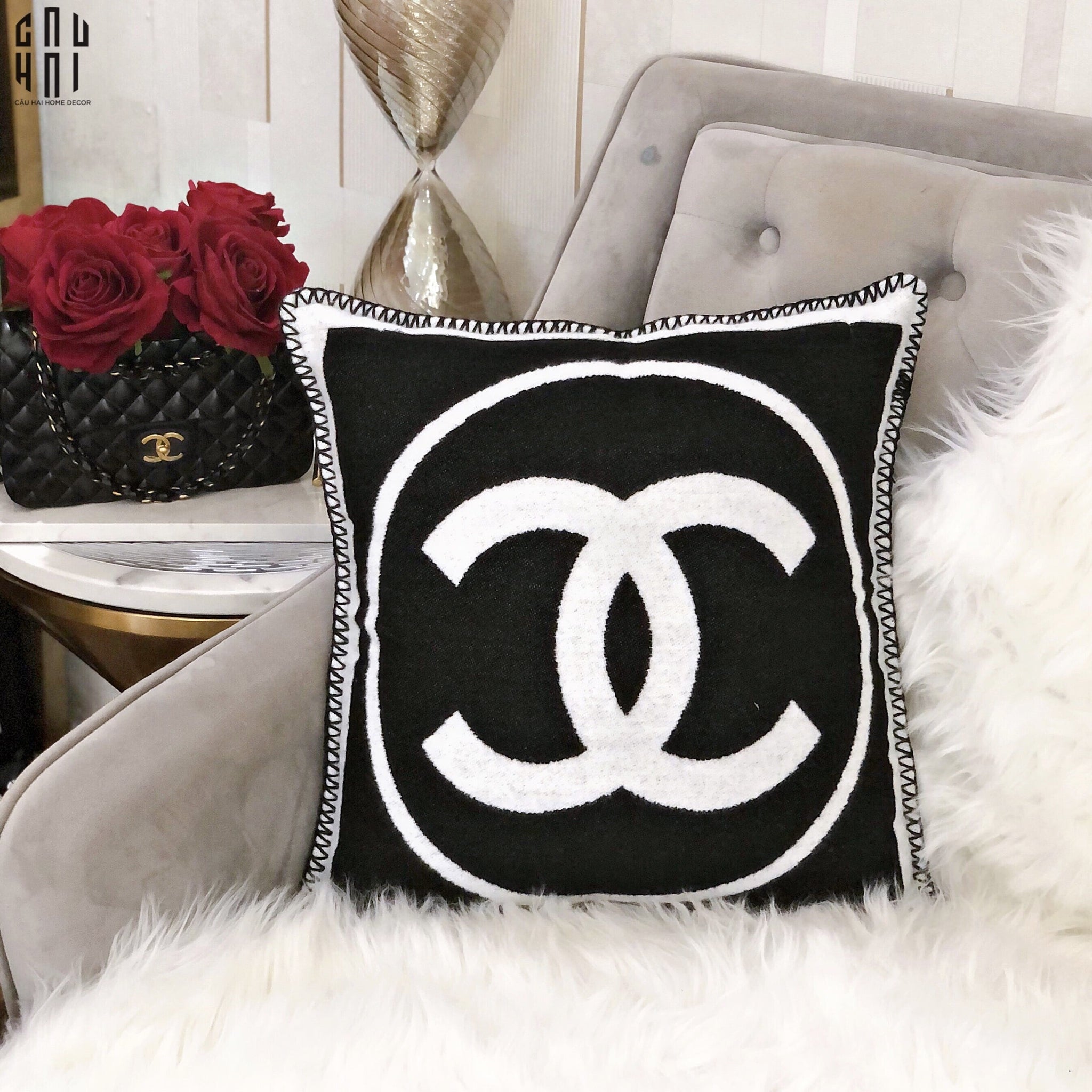 LES CUSSINS D’ÉLÉGANCE - VỎ GỐI TWEED COCO 45 SAVOIR-CẬU HAI HOME DECOR