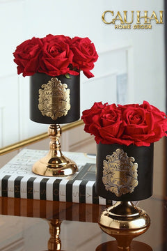 L’Essence Du Rose 15 - Chậu Hoa Hồng Pedestal H20-CẬU HAI HOME DECOR