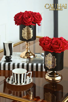L’Essence Du Rose - Chậu Hoa Hồng D12-CẬU HAI HOME DECOR