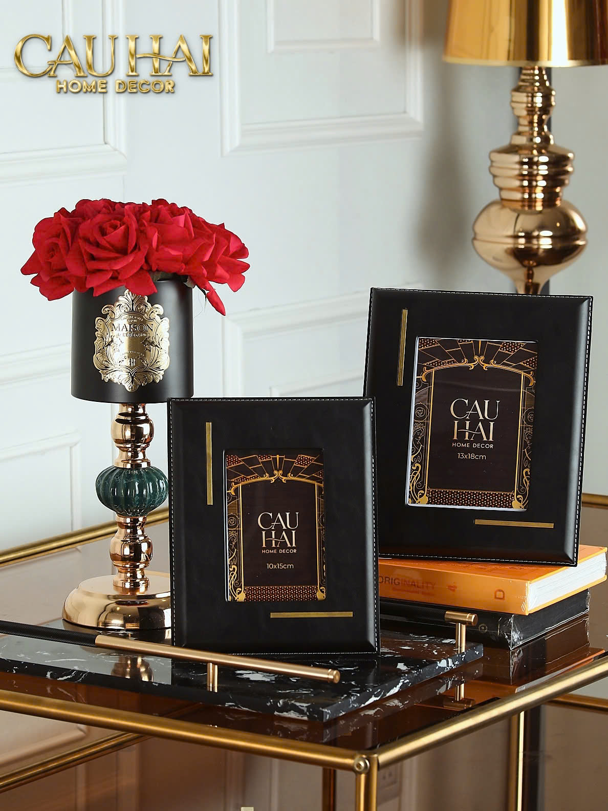 L’Essence Du Rose - Chậu Hoa Hồng Elizabeth D12 - CẬU HAI HOME DECOR