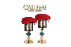 L’Essence Du Rose - Chậu Hoa Hồng Elizabeth H37/41-CẬU HAI HOME DECOR