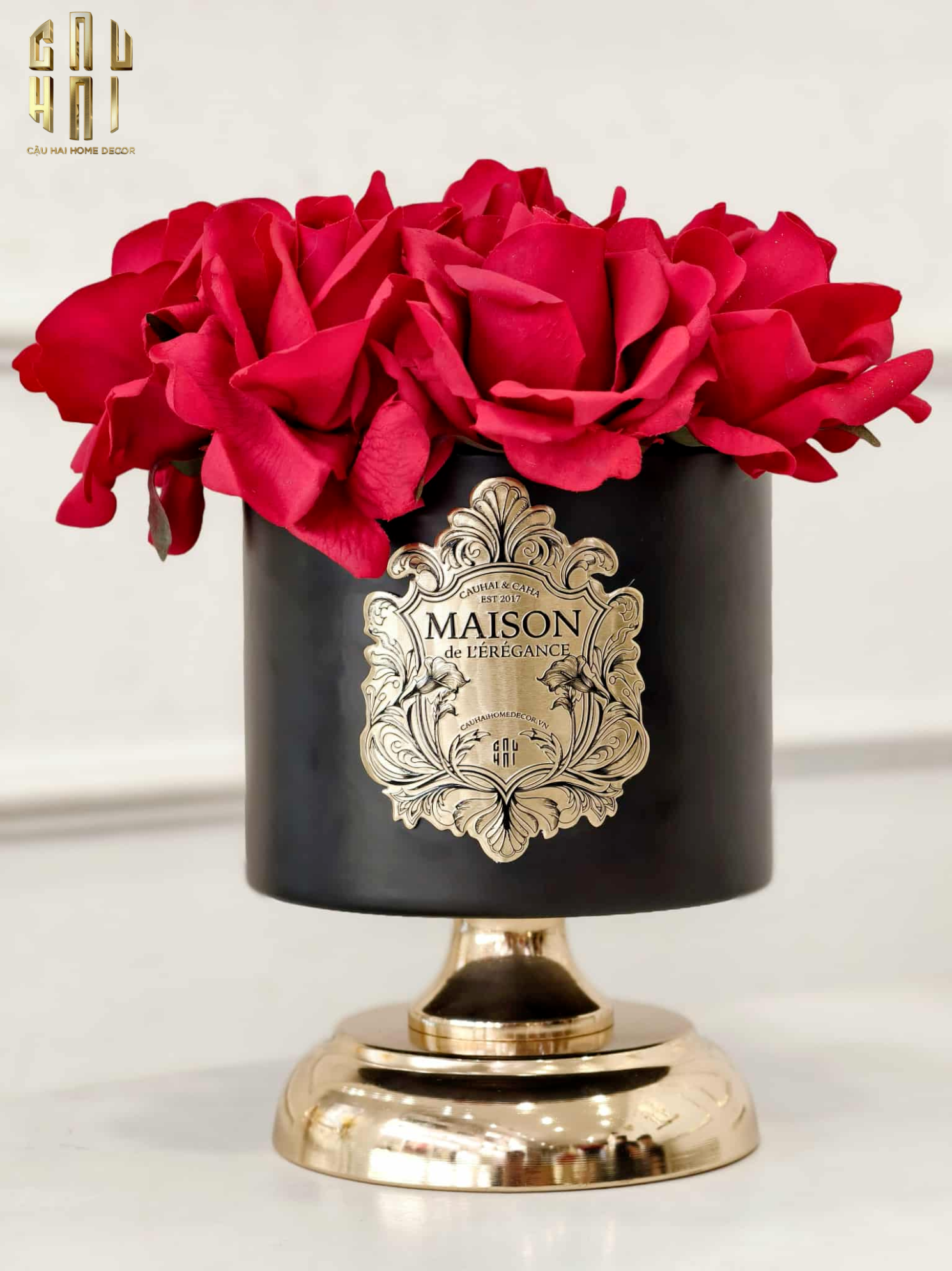 L’ESSENCE DU ROSE - CHẬU HOA HỒNG PEDESTAL H20-2- Cậu Hai Home Decor