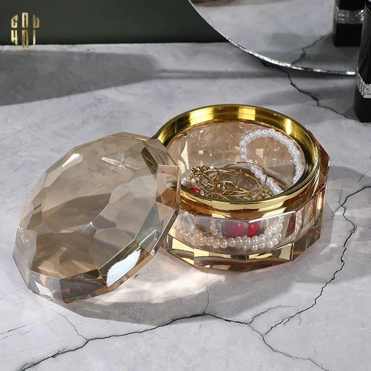 LỌ CRYSTAL FACET LUX H6.5 – CHAMPAGNE