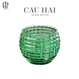 FÊTES COUTURE - LỌ NẾN GRANDE CRYSTAL - JADE LUMIÈRE-CẬU HAI HOME DECOR