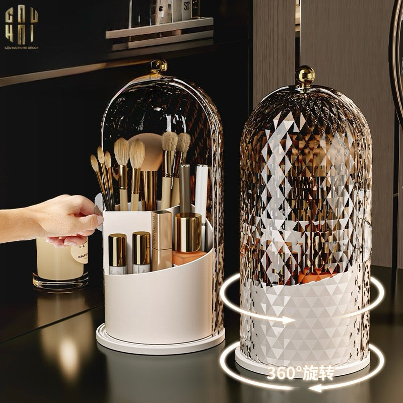 LỌ ĐỰNG CỌ DIAMOND 360 - BLANC-3- Cậu Hai Home Decor