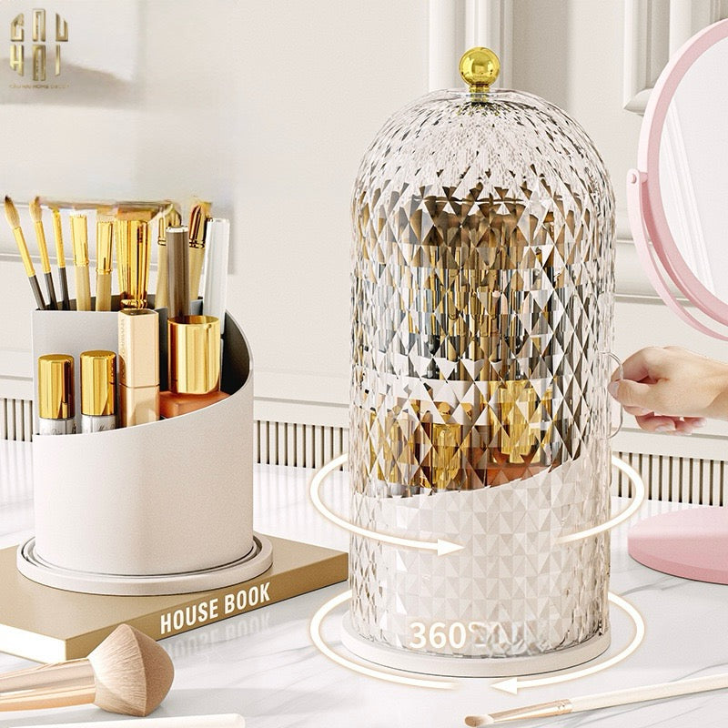 LỌ ĐỰNG CỌ DIAMOND 360 - BLANC-5- Cậu Hai Home Decor