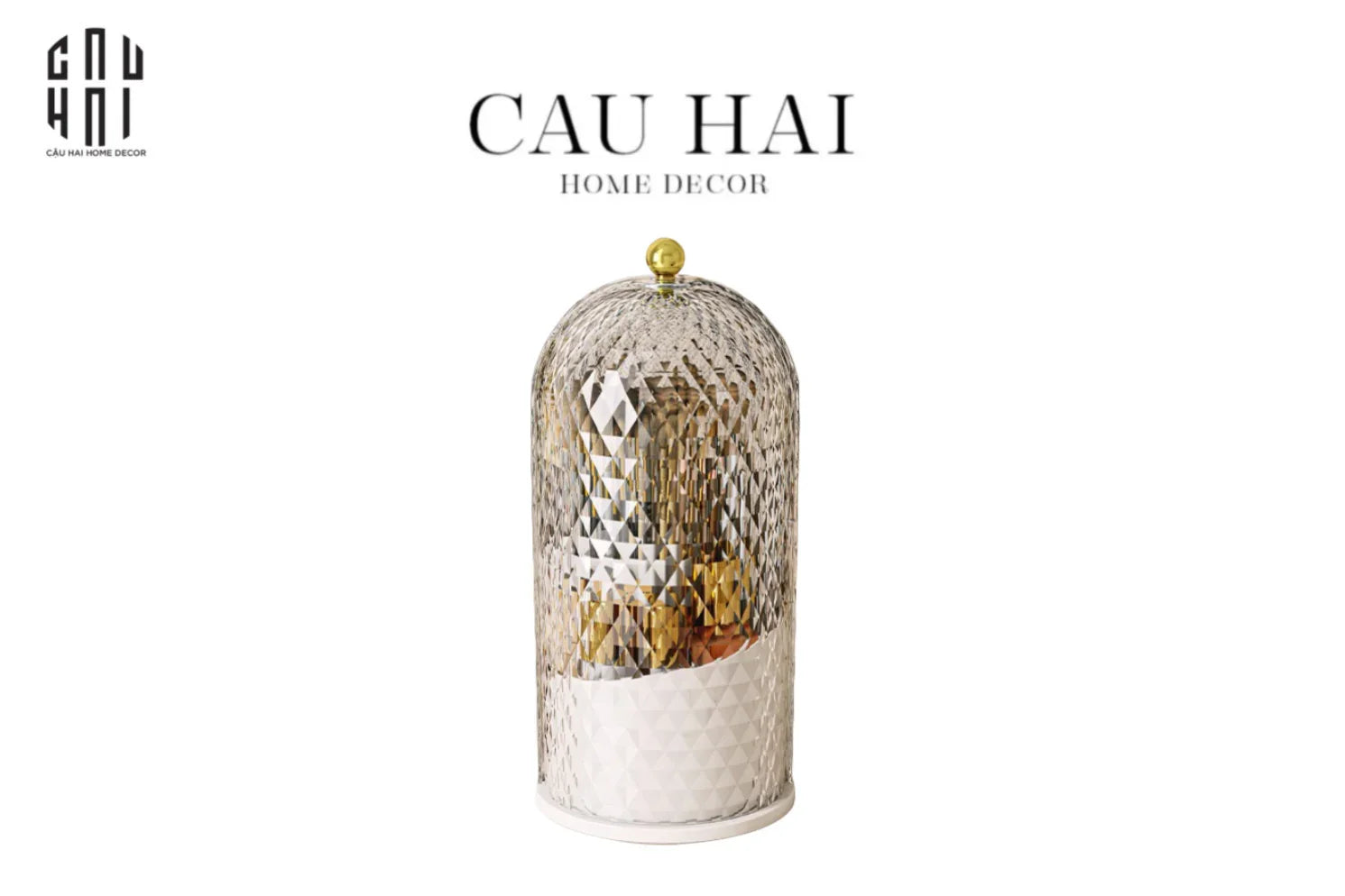 Lọ Đựng Cọ Diamond 360 - Blanc-CẬU HAI HOME DECOR