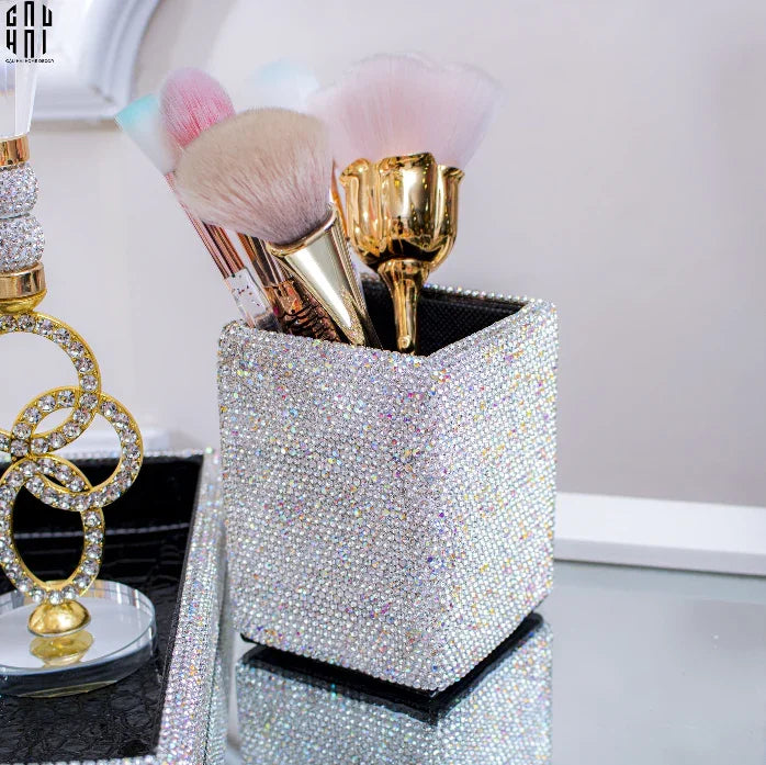 LỌ ĐỰNG CỌ DIAMOND BLING BLING MORRIES-CẬU HAI HOME DECOR