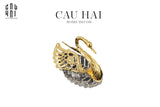 LỌ ĐƯỜNG CRYSTAL SWAN - GILDED WINGS-CẬU HAI HOME DECOR