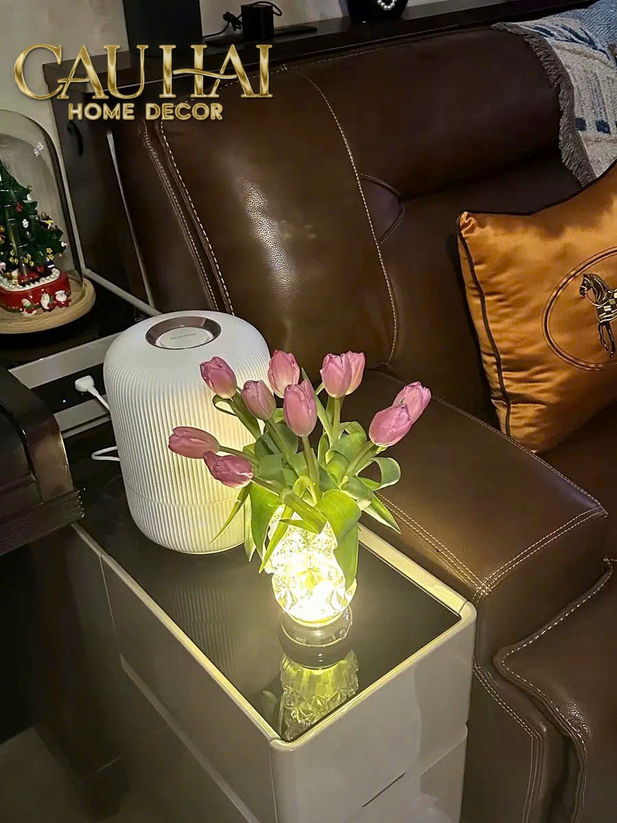 Lo Hoa Pha Le Tich Hop Den Led - Aurora Led-CẬU HAI HOME DECOR