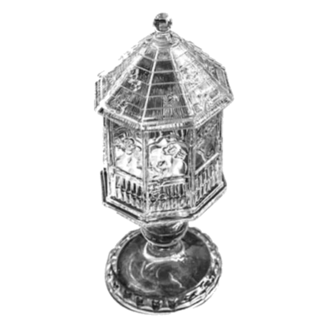 Lọ Keọ Thuỷ Tinh Jardin de Cristal Candy Jar H23-Lọ kẹo Canister Bonbonnière-CẬU HAI HOME DECOR-CẬU HAI HOME DECOR
