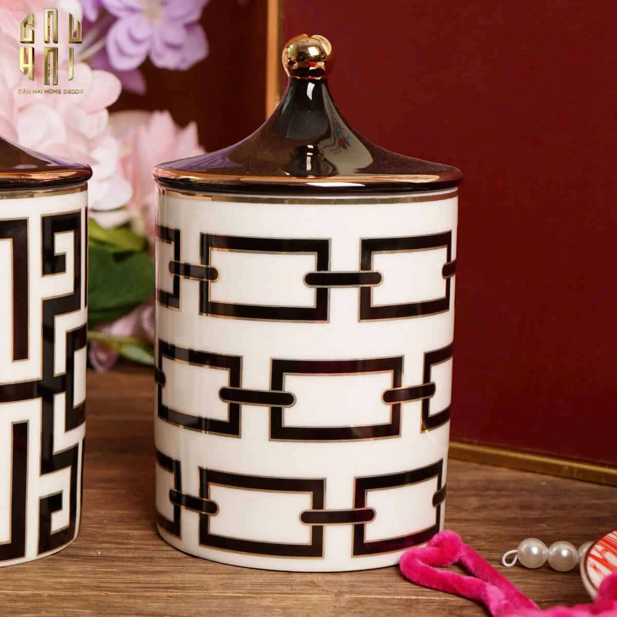 Lọ Luxe Chain D'Ancre-HŨ TRANG TRÍ-CẬU HAI HOME DECOR
