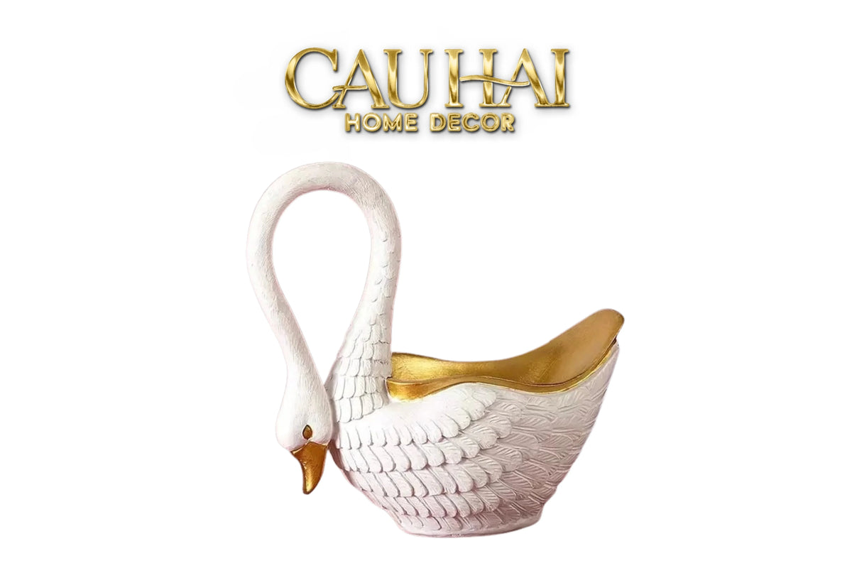 Lọ Swan D'Or Vessel-HŨ TRANG TRÍ-CẬU HAI HOME DECOR