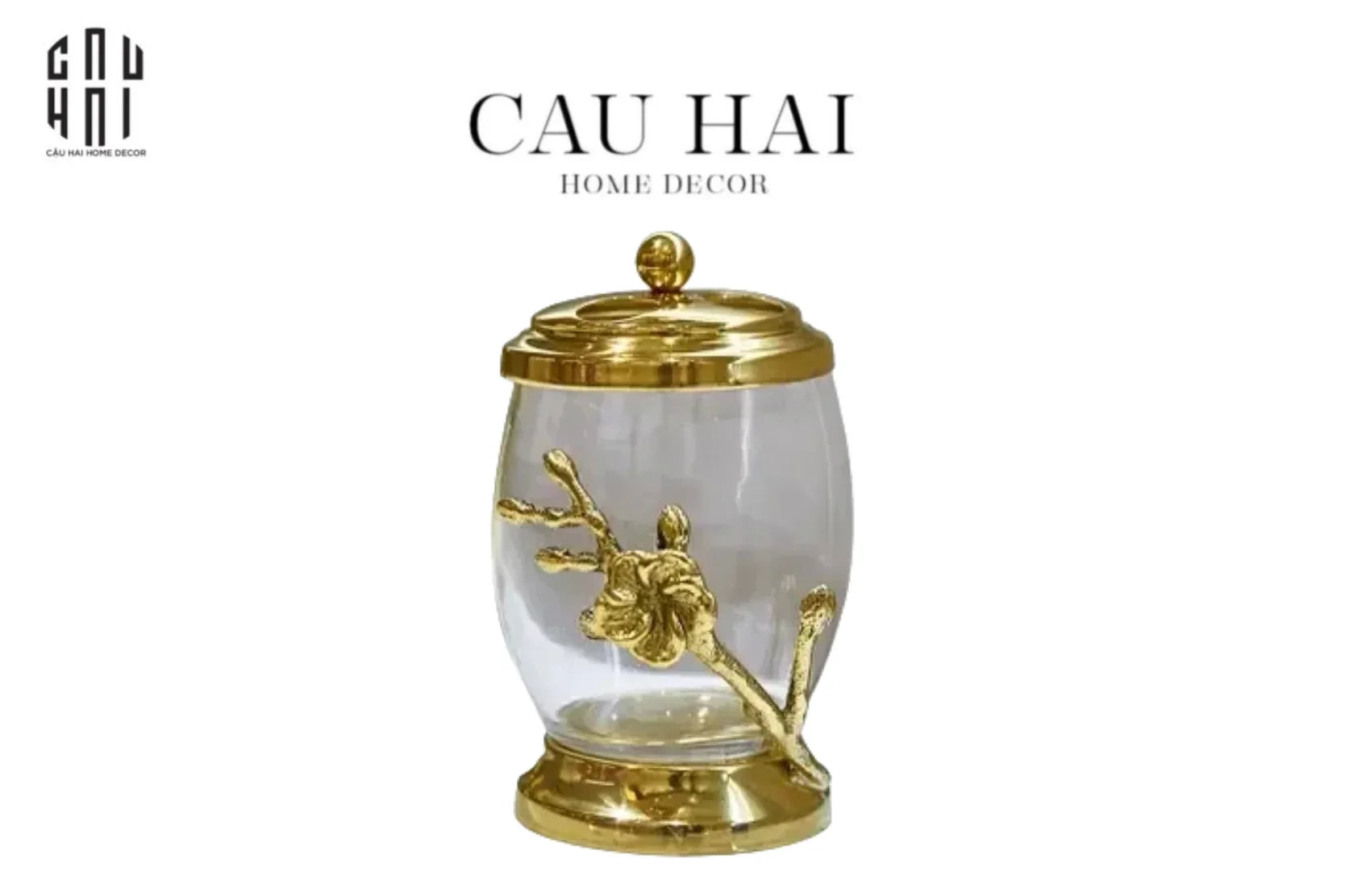 LỌ TĂM BÔNG BRASS BLOSSOM NEW EDITION-CẬU HAI HOME DECOR