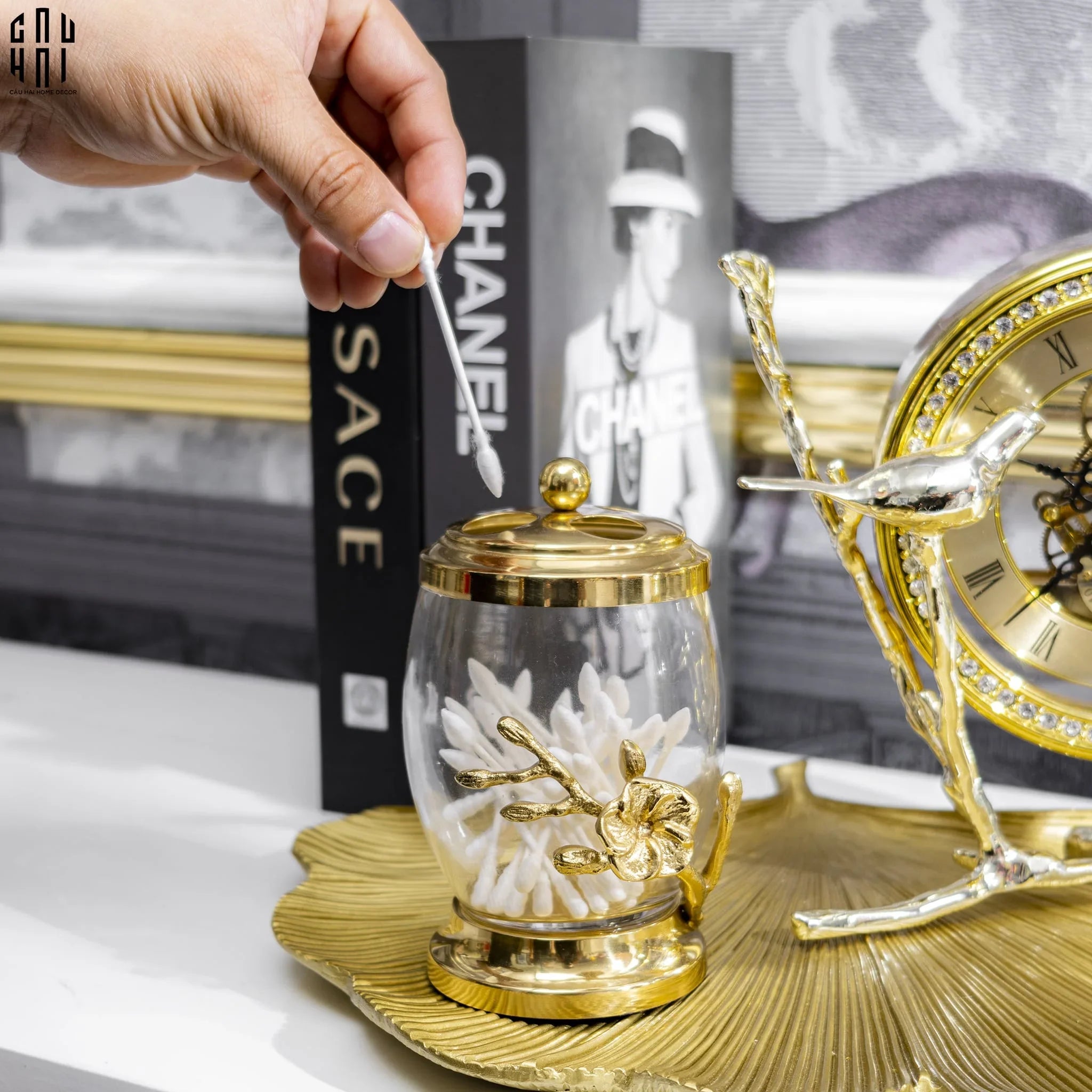 LỌ TĂM BÔNG BRASS BLOSSOM NEW EDITION-CẬU HAI HOME DECOR