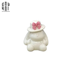 Lọ Tăm Ceramic Bunny Hat-HŨ TRANG TRÍ-CẬU HAI HOME DECOR