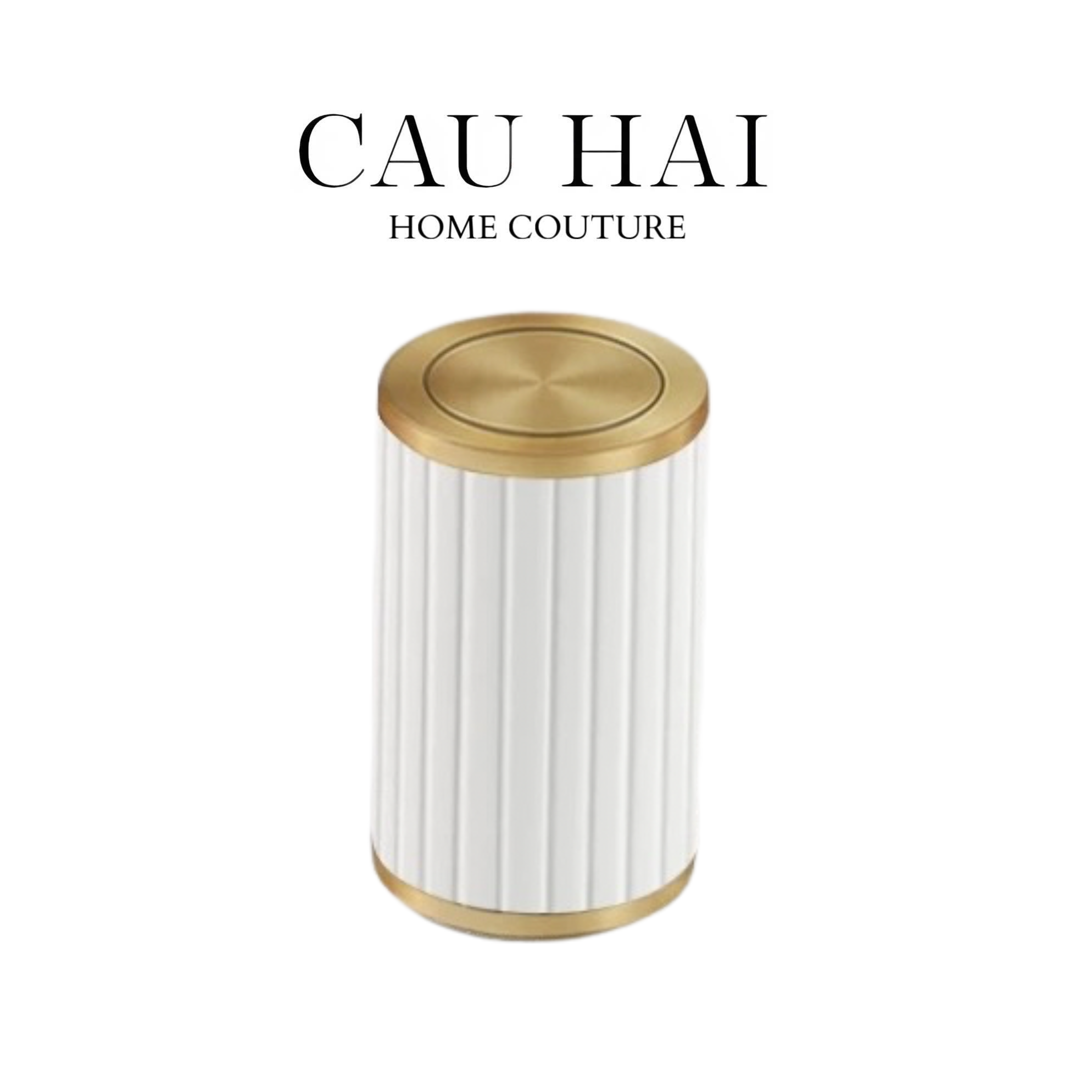 LỌ TĂM DA LUXE LEATHER - VERMOUTH-CẬU HAI HOME DECOR