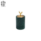 LỌ TĂM EMERALD MARBLE REINDEER SS25-CẬU HAI HOME DECOR