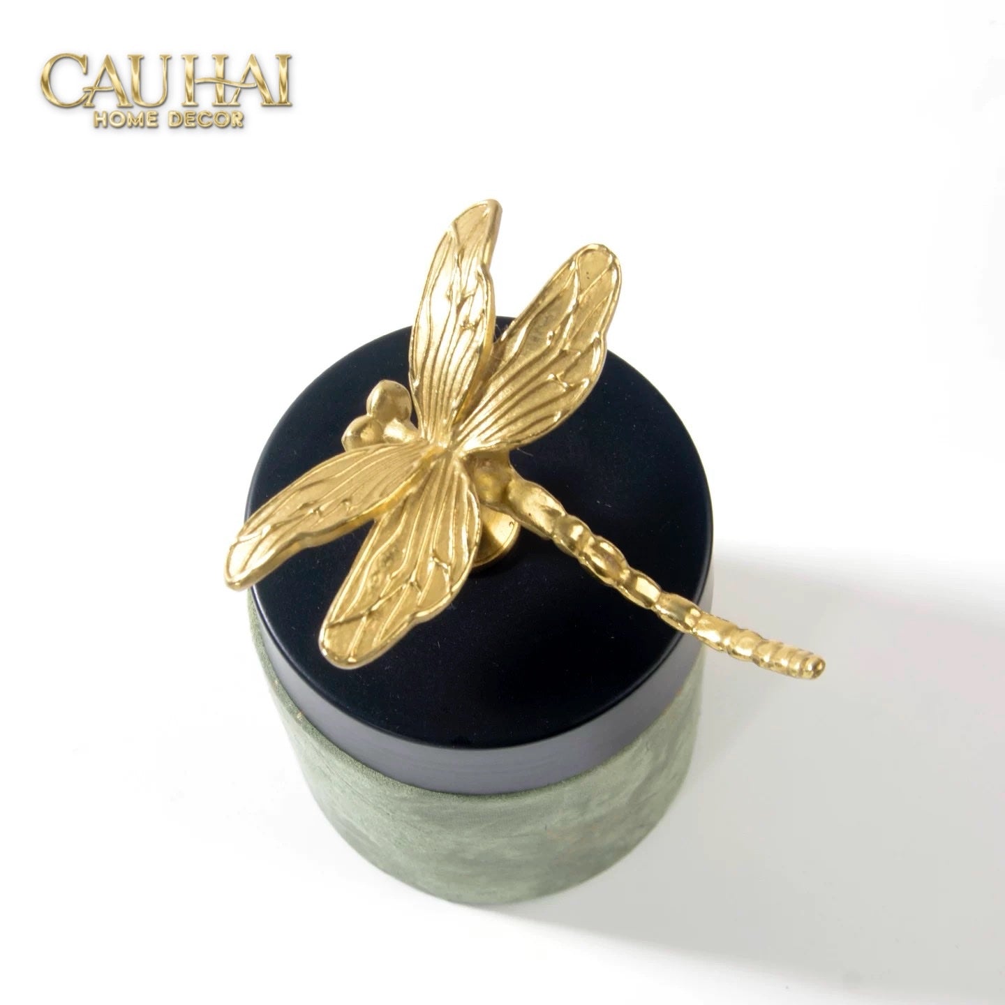 Lọ Tăm / Gạt Tàn Lux Oakwood Verdant Impériale Leather - CẬU HAI HOME DECOR