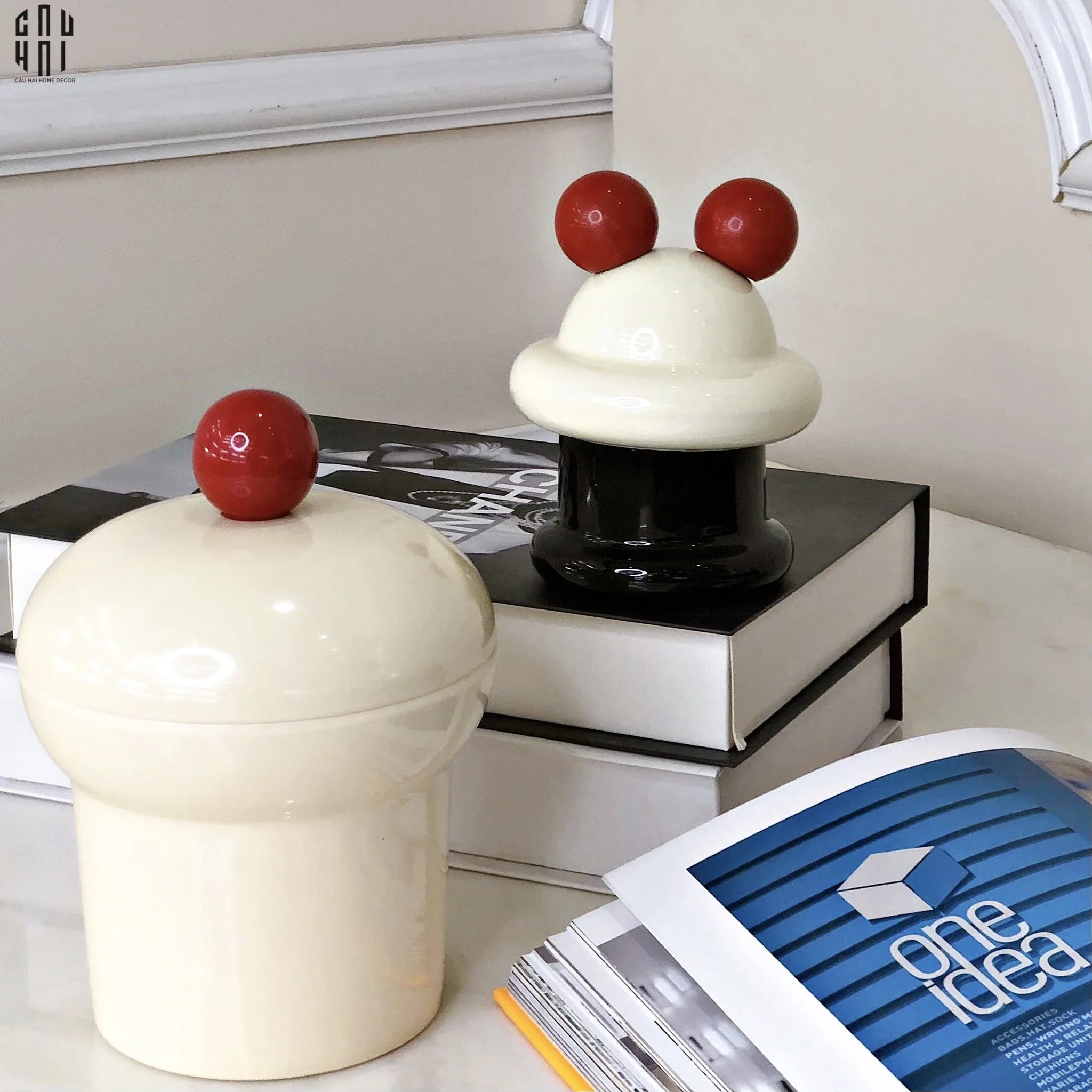 Lọ Tăm Mickey Cupcake-HŨ TRANG TRÍ-CẬU HAI HOME DECOR