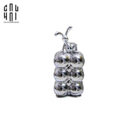 Lọ Tăm Silver Miley - Red Bow Ss25-HŨ TRANG TRÍ-CẬU HAI HOME DECOR