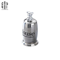 Lọ Tăm Silver Teddy Oval-HŨ TRANG TRÍ-CẬU HAI HOME DECOR