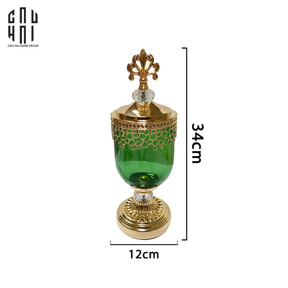 Lọ Thuỷ Tinh Miranda Ss25-CẬU HAI HOME DECOR