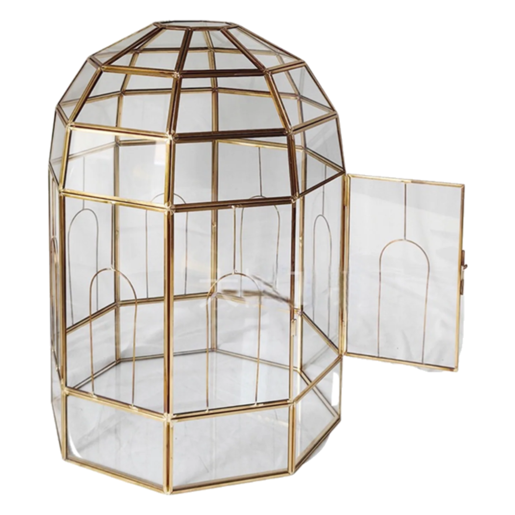 Lồng Kính Hoa Nghệ Thuật – Jardin Impérial H40-BÀN TRANG ĐIỂM-CẬU HAI HOME DECOR