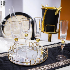 Ly Champagne Thuỷ Tinh Symphony 8x28 220ml Champagne Glasses-LY THỦY TINH-CẬU HAI HOME DECOR