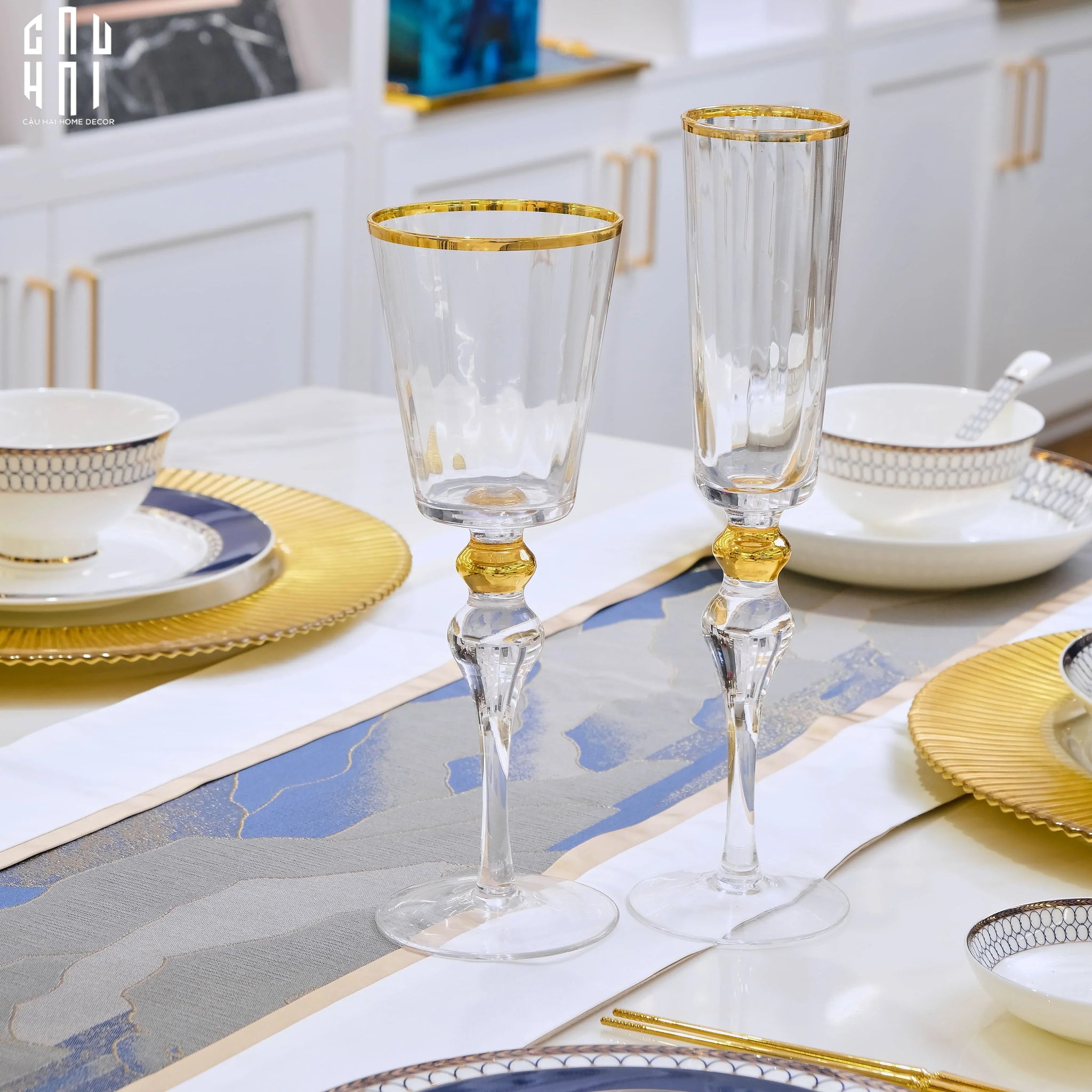 Ly Champagne Thuỷ Tinh Symphony 8x28 220ml Champagne Glasses-LY THỦY TINH-CẬU HAI HOME DECOR