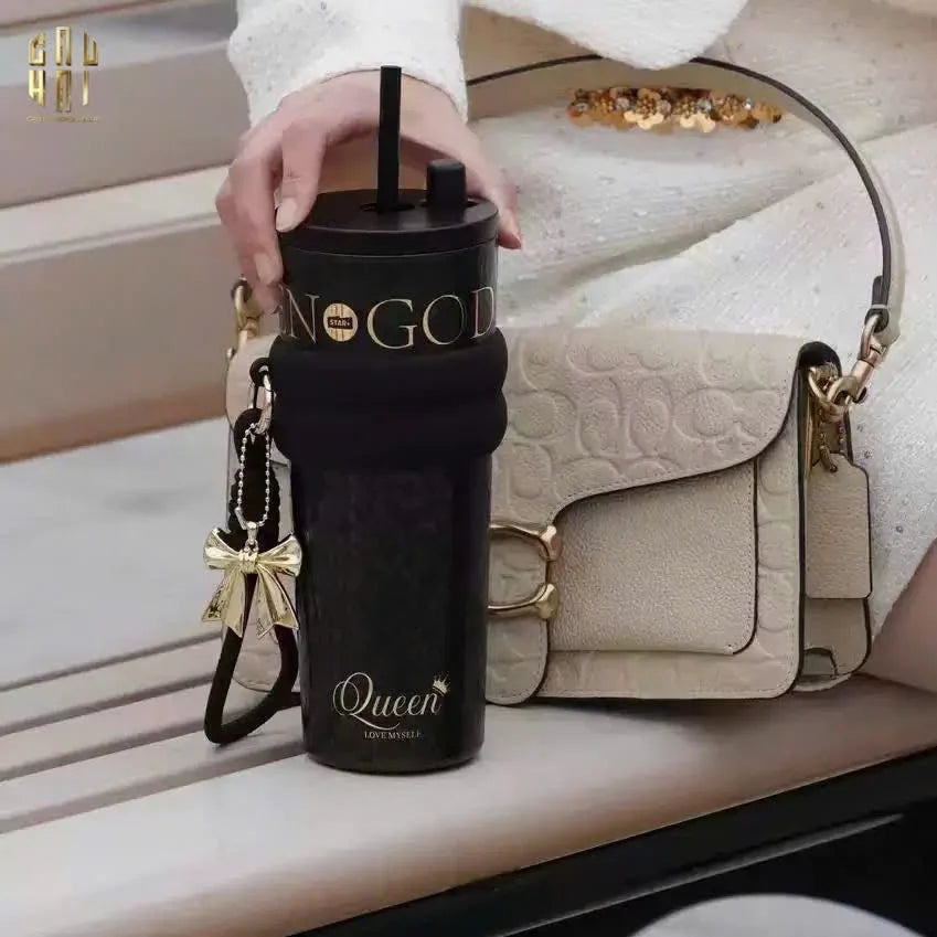 LY GIỮ NHIỆT 316 MY QUEEN - BLACK-CẬU HAI HOME DECOR