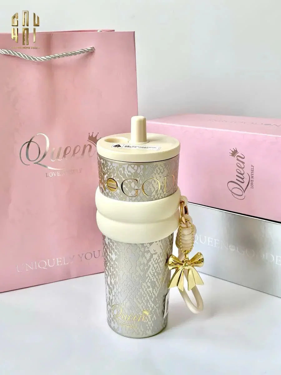 LY GIỮ NHIỆT 316 MY QUEEN - WHITE-CẬU HAI HOME DECOR