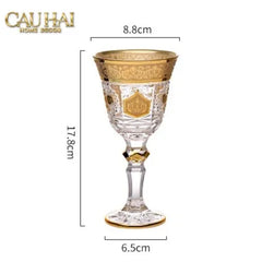 Ly Imperial Aureate Byzantine - Lumière D'Or Cristalleries Goblet-CẬU HAI HOME DECOR