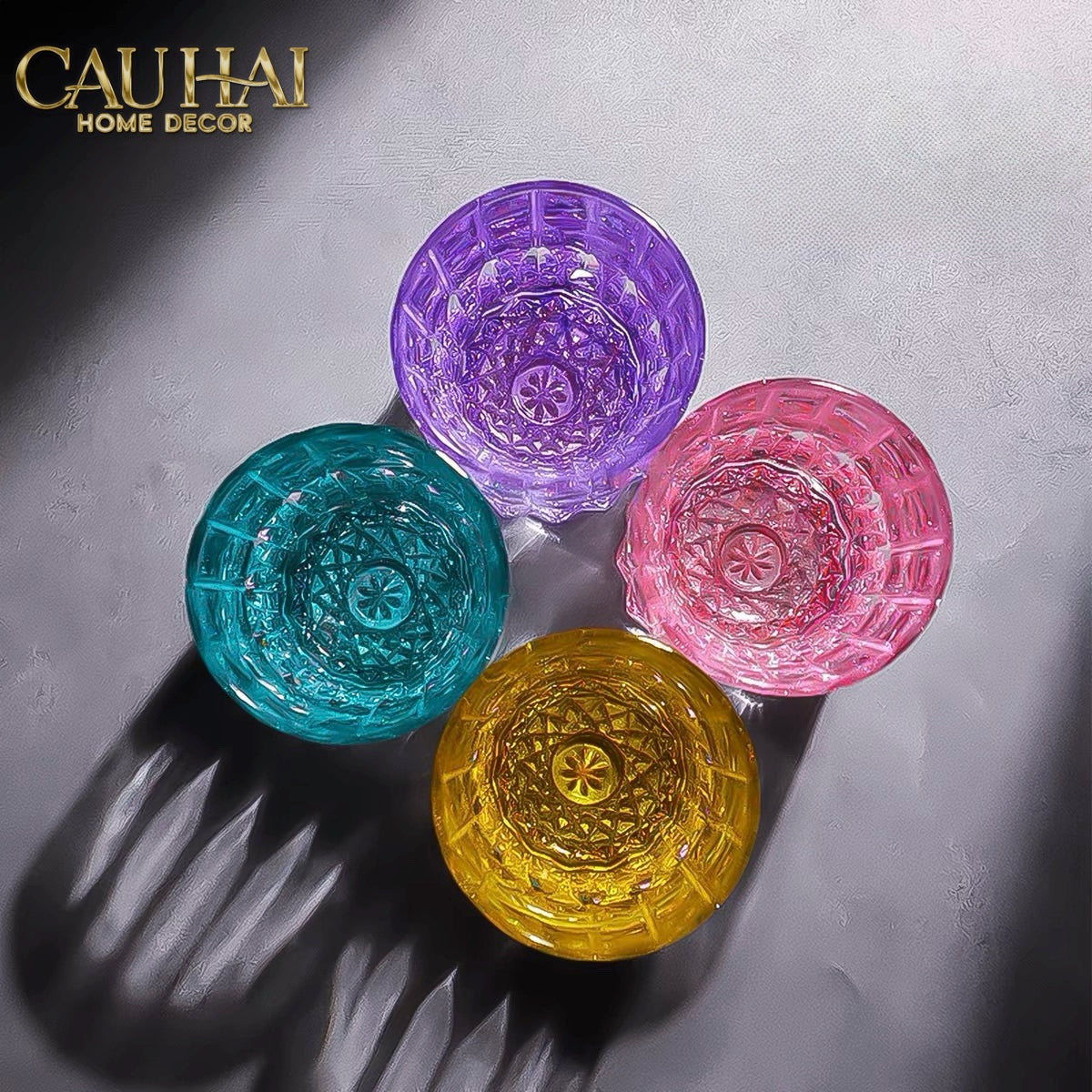 Ly Pha Lê Mirrored Cristalleries Whisky Glass-LY THỦY TINH-CẬU HAI HOME DECOR-CẬU HAI HOME DECOR