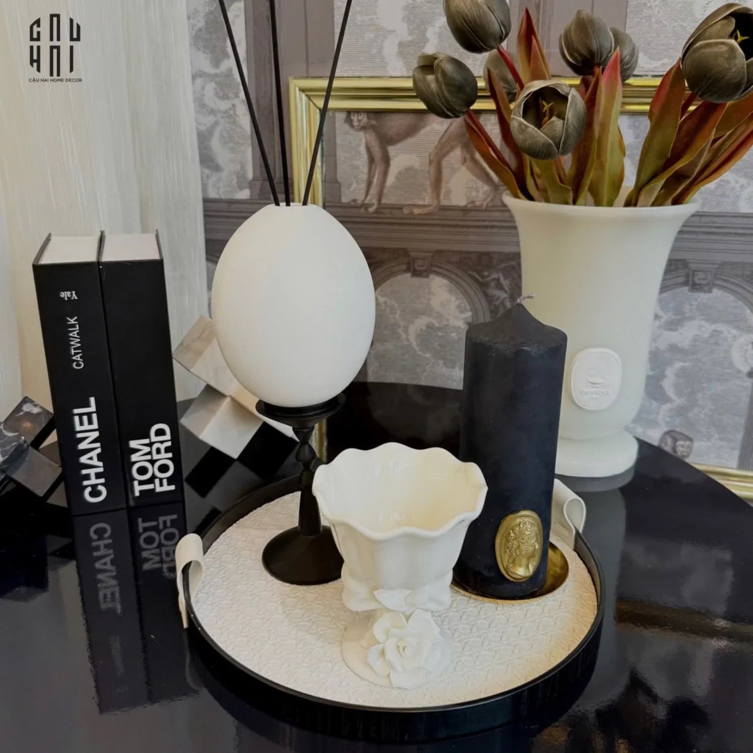 LY SỨ CỔ ĐIỂN KHẮC NỔI ROSIE