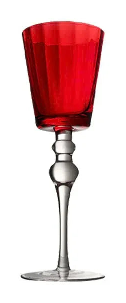 Ly Vang Đỏ Thuỷ Tinh Crimson Peak Lily - Red Wine Glasses 8.5x25 260ml
