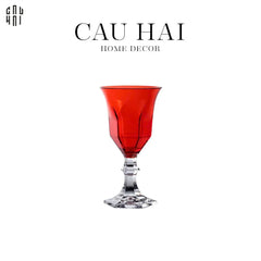 Ly Vang PP Acrylic Đỏ Alluriyyll - PP Acrylic Ruby Rouge Wines Glasses H18.5 270ML-CẬU HAI HOME DECOR