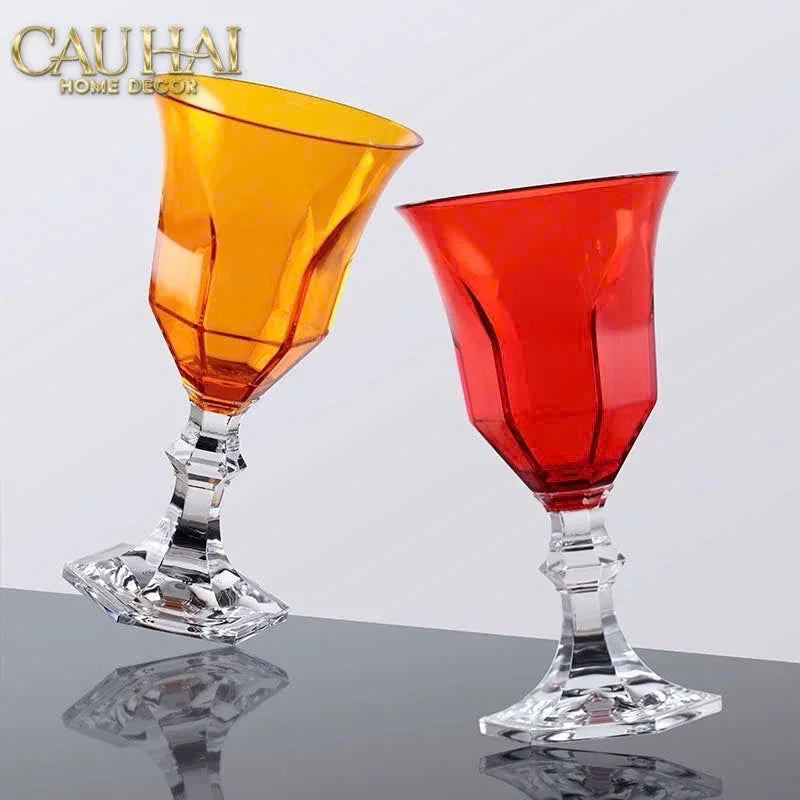 Ly Vang PP Acrylic Đỏ Alluriyyll - PP Acrylic Ruby Rouge Wines Glasses H18.5 270ML-CẬU HAI HOME DECOR