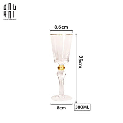 Ly Vang Thuỷ Tinh Symphony 8x25 380ml Wine Glasses-LY THỦY TINH-CẬU HAI HOME DECOR